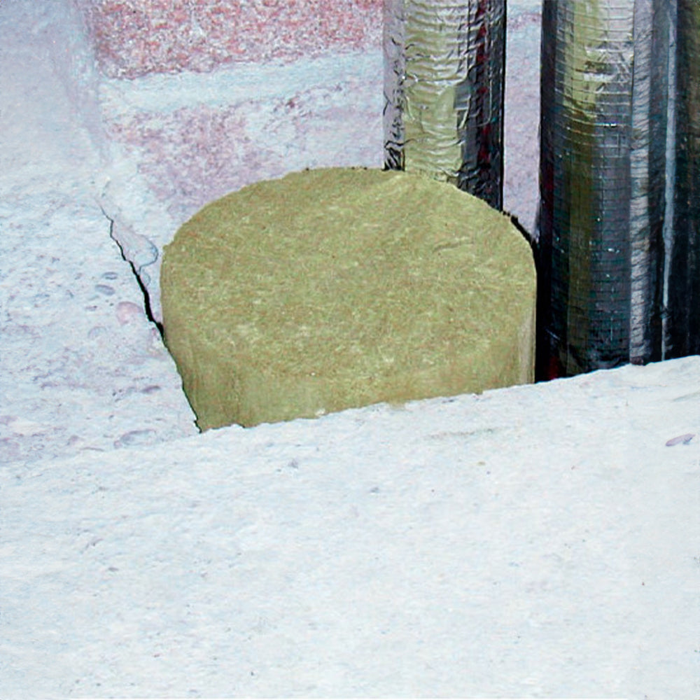 Einbau des Rockwool Conlit Fire Plug Brandschutzstopfen