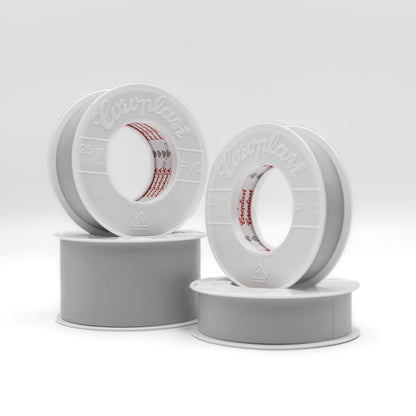 Coroplast-PVC-klebeband-Tape-grau-gestapelt