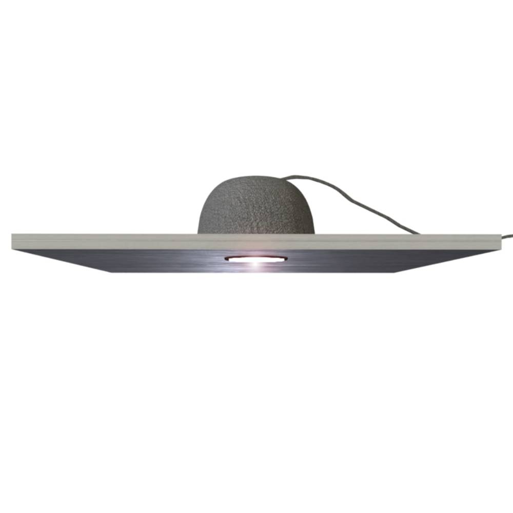 Anwendung der Flamro BSH Brandschutzhaube über einer Lampe