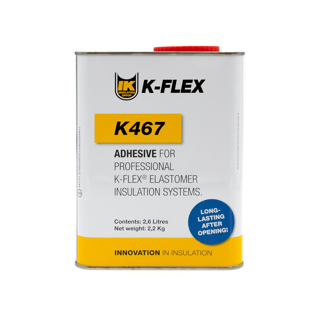 K-Flex K467 Kleber für Kautschukisolierung im 2,6l Kanister