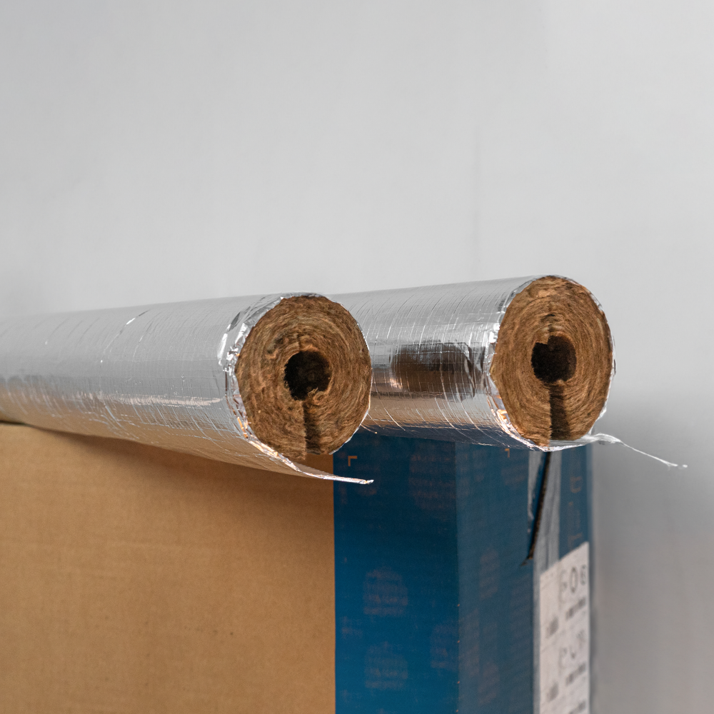 Knauf-PS-Pro-Alu-Rohrschale-alukaschiert-Thermo-Tek-Steinwolle-schalen-auf-karton