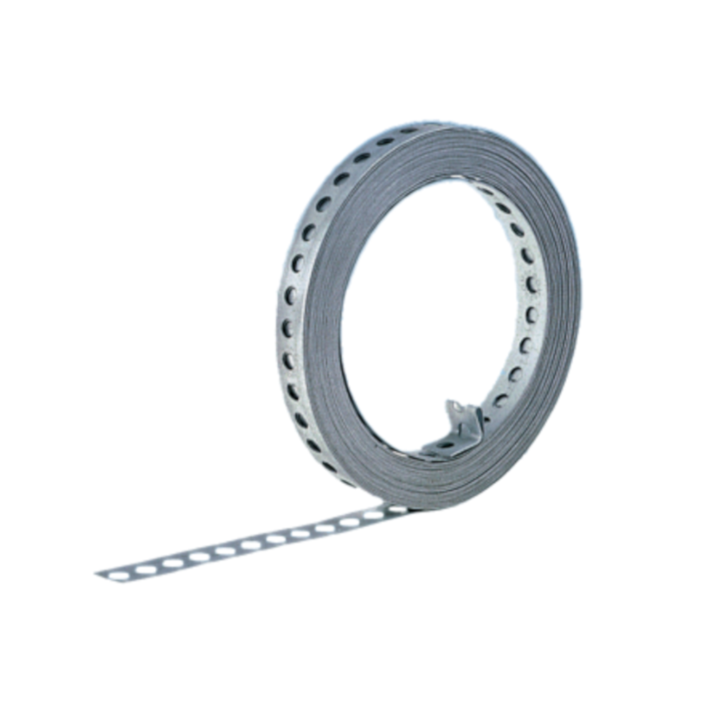 17mm breites Lochband aus Metall mit glatter Kante