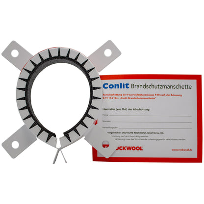 Rockwool-Conlit-Brandschutz-Manschette-mit-plakette